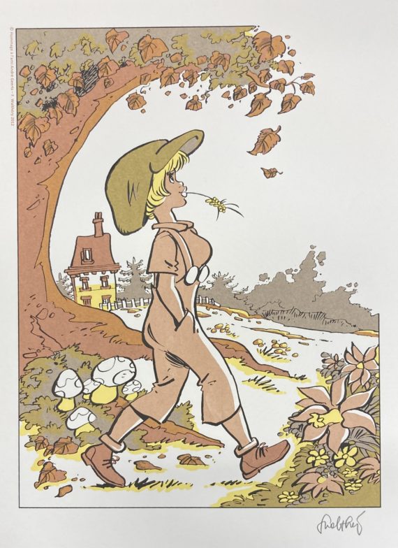 François Walthéry - Offset Natacha hommage à André Geerts