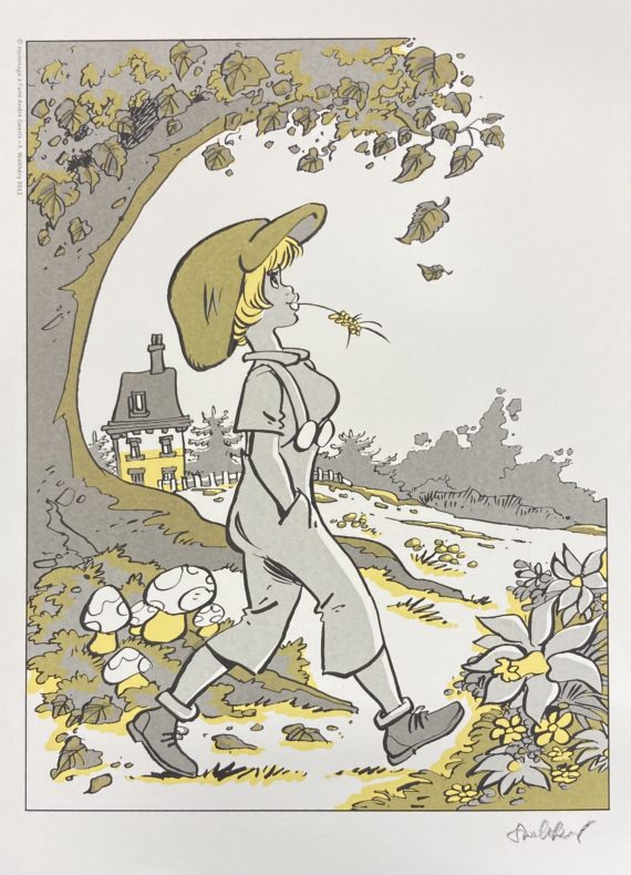 François Walthéry - Offset Natacha hommage à André Geerts