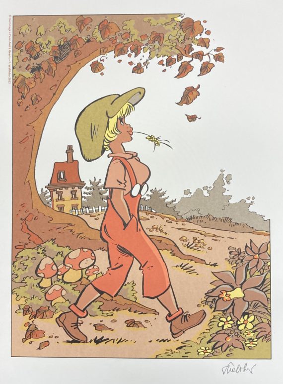 François Walthéry - Offset Natacha hommage à André Geerts