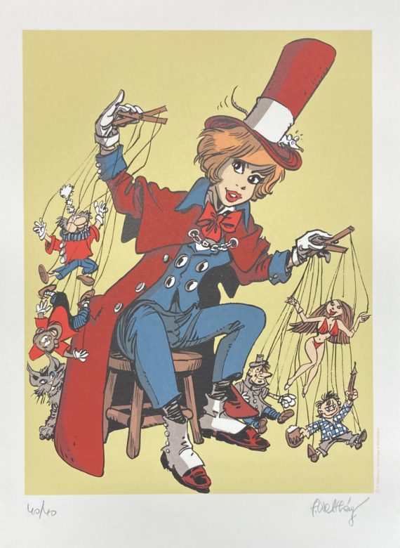 François Walthéry - Offset Natacha hommage à Wasterlain