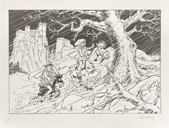 François Walthéry - Offset Natacha hommage à Peyo