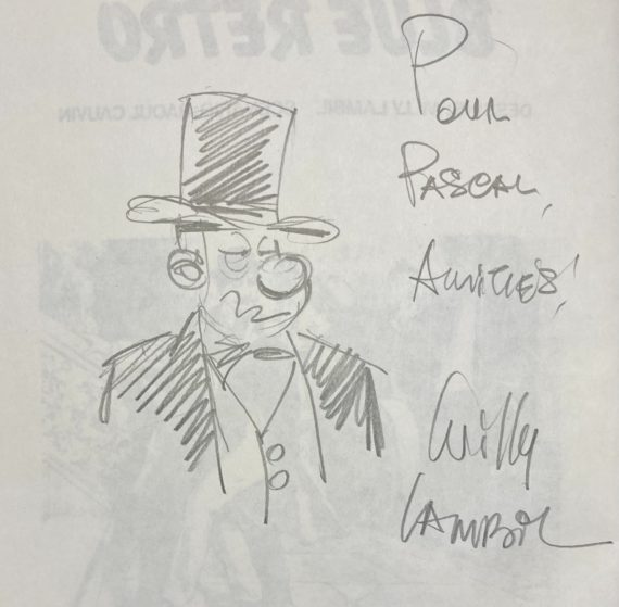 Lambil & Cauvin - Dedicace / Les Tuniques Bleues N° 18 Blue Retro  (1981)