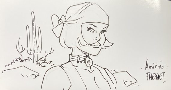 Meynet - Dédicace / Fanfoué à l'ouest des Pnottas - Dédicacé (2001)