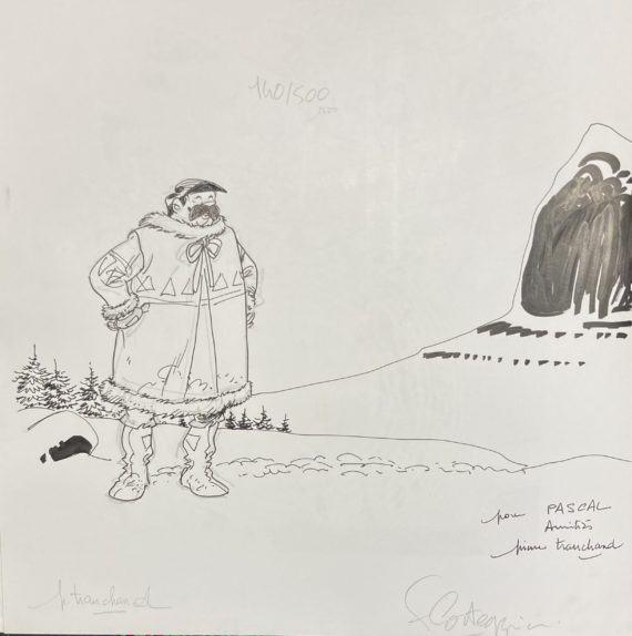 Tranchand & Corteggiani - Dédicace / Bastos et Zakousky N° 3 "Le doigt du Tsar"  - Tirage de tête (1983)