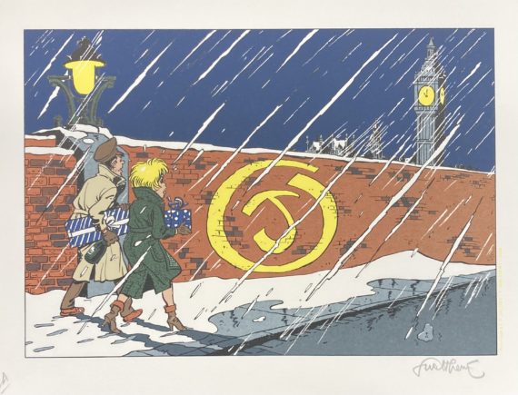 François Walthéry - Offset Natacha hommage à E.P. Jacobs