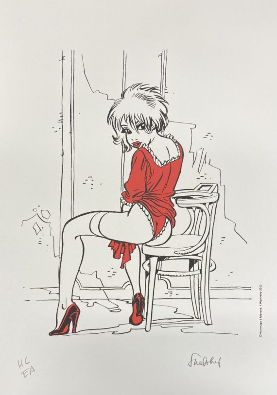 François Walthéry - Offset Natacha hommage à Manara