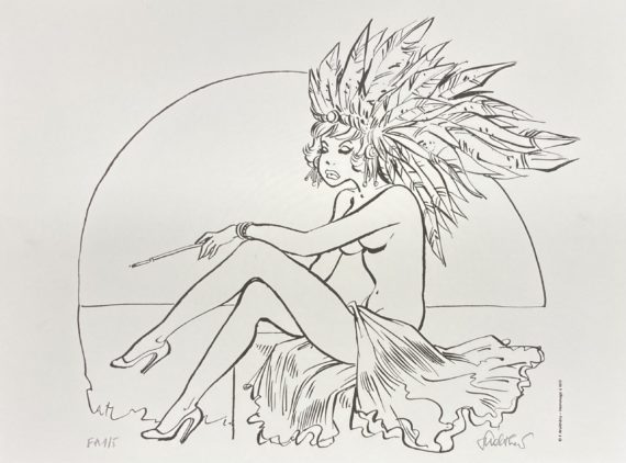 François Walthéry - Offset Natacha hommage à Will