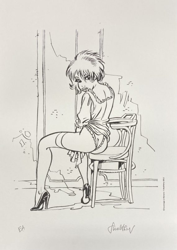 François Walthéry - Offset Natacha hommage à Manara