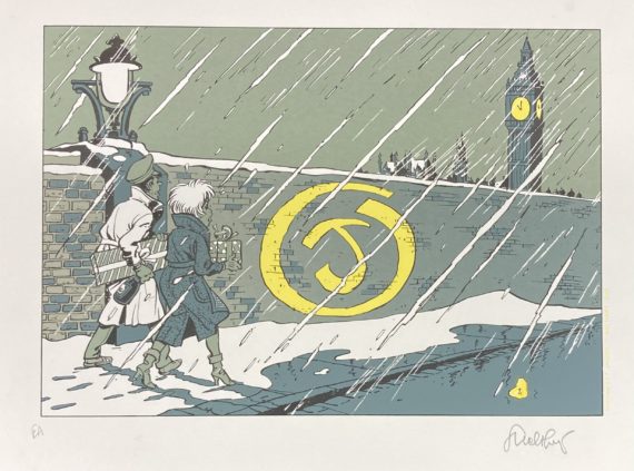 François Walthéry - Offset Natacha hommage à E.P. Jacobs