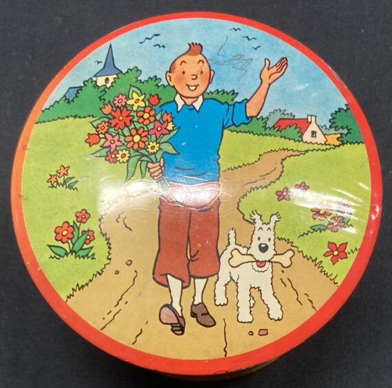 Hergé - Tintin boite à bonbon Brochet (1965)