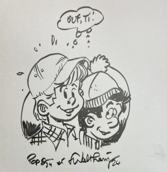 Walthéry & Peyo - Dédicace / Intégrale Jacky et Célestin - Tirage limité (2008)