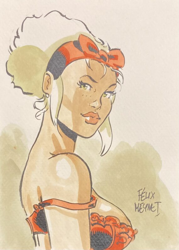 Meynet & Roman - Dessin original / Double M "Le trésor des Chartreux" 30 ans - Tirage de tête (2022)