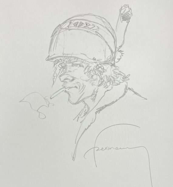 Hermann - Dédicace / Portfolio Il était 7 fois N° 5 - 77 exemplaires