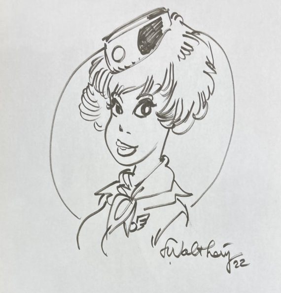 Walthéry & Wasterlain – Dédicace / Natacha N° 18 "Natacha et les dinosaures" (1998)