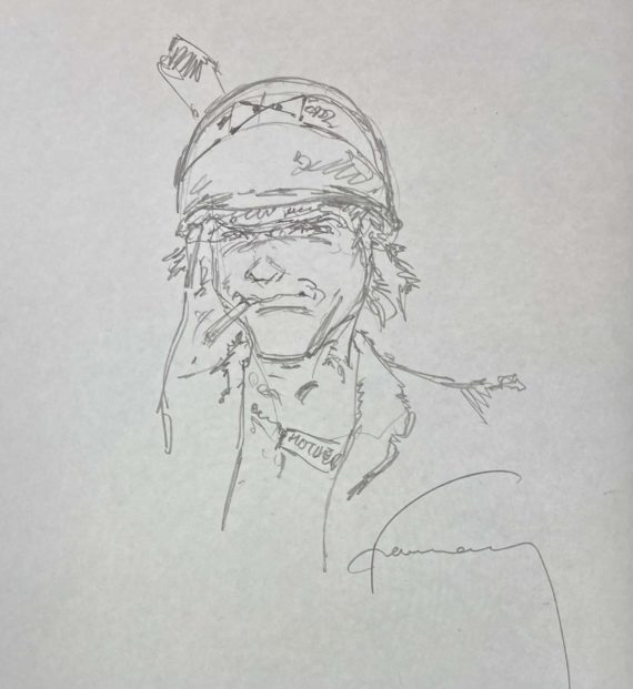 Hermann - Dédicace / Jeremiah N° 25 "Et si un jour la terre" - Tirage de tête (2004)