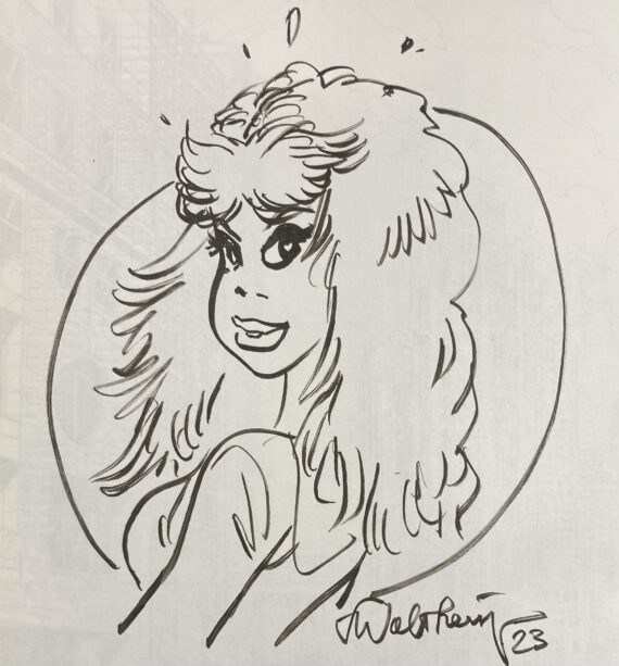 Walthéry, De Lazare & Mythic - Dédicace / Rubine N° 6 "America" (1998)