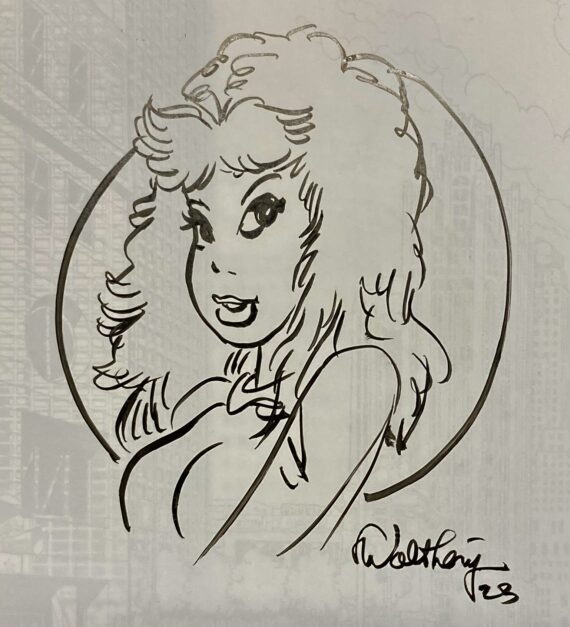 Walthéry, De Lazare & Mythic - Dédicace / Rubine N° 3 "Le second témoin" (1995)