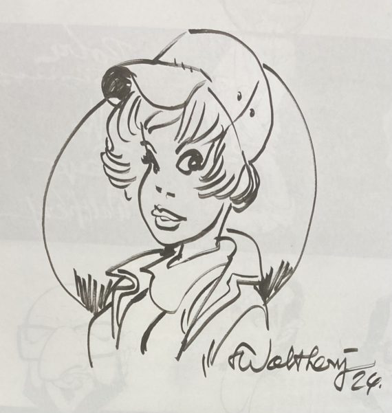 Walthéry, Peyo & Vicq - Dédicace / Jacky et Célestin "Vous êtes trop bon !" (1980)