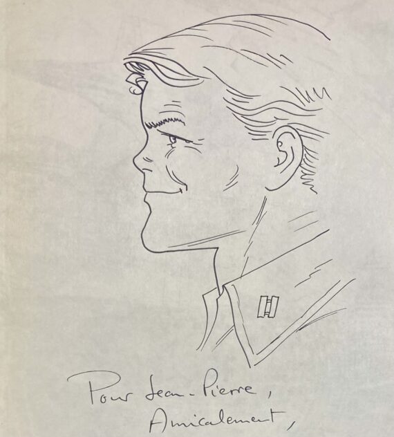 Bergèse & Charlier - Dédicace / Buck Danny N° 44 "Les Agresseurs" (1988)