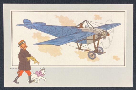 Hergé - Tintin Chromos Voir et Savoir L'aviation (1954)