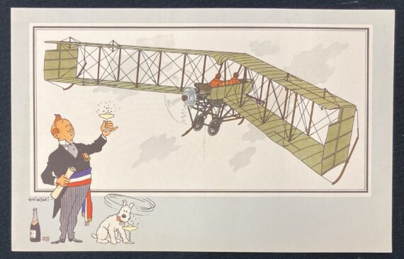 Hergé - Tintin Chromos Voir et Savoir L'aviation (1954)