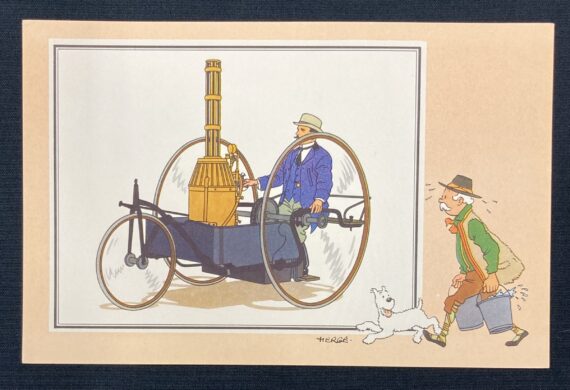 Hergé - Tintin Chromos Voir et Savoir L'automobile (1954)