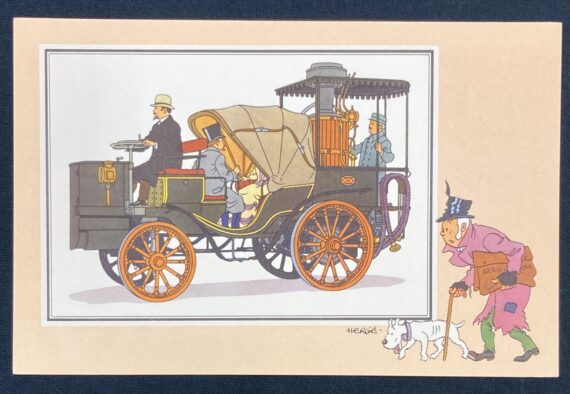 Hergé - Tintin Chromos Voir et Savoir L'automobile (1954)