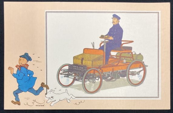 Hergé - Tintin Chromos Voir et Savoir L'automobile (1955)
