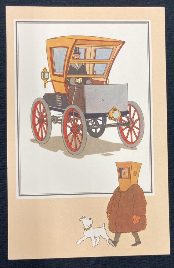 Hergé - Tintin Chromos Voir et Savoir L'automobile (1953)