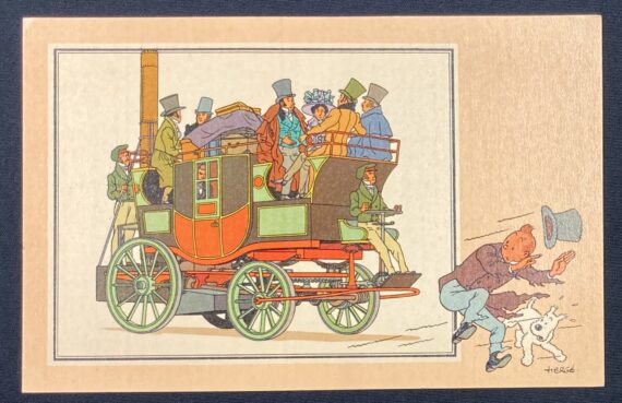 Hergé - Tintin Chromos Voir et Savoir L'automobile (1955)