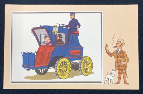 Hergé - Tintin Chromos Voir et Savoir L'automobile (1953)