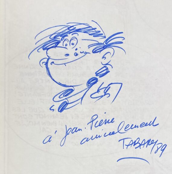 Tabary - Dédicace / Corinne et Jeannot N° 6 "De pire en pire" (1988)