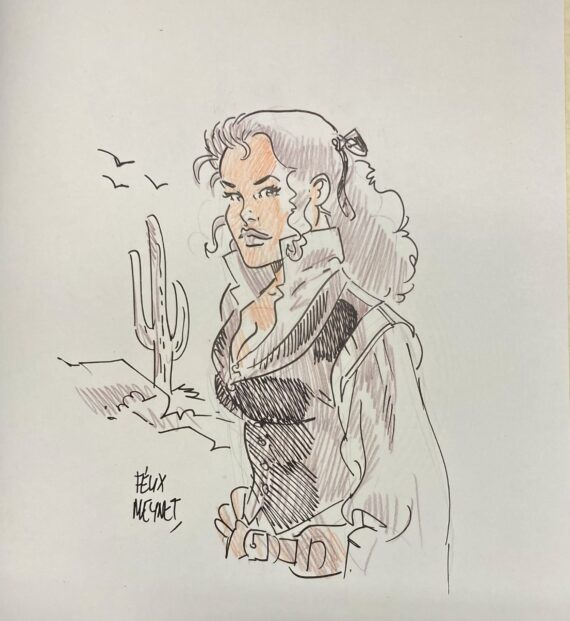 Meynet & Yann - Dédicace Sauvage T. 2 "Dans les griffes de Salm Salm" - Tirage de tête (2018)