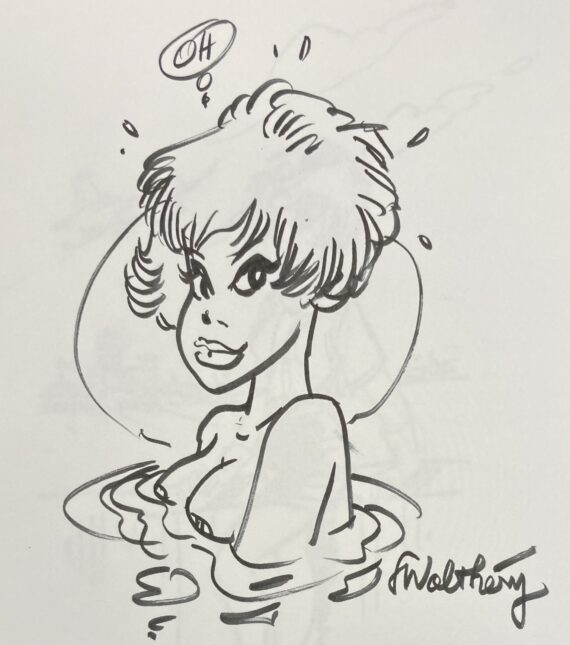 Walthéry - Dédicace / Carnet de dessins - Tirage de tête (2024)