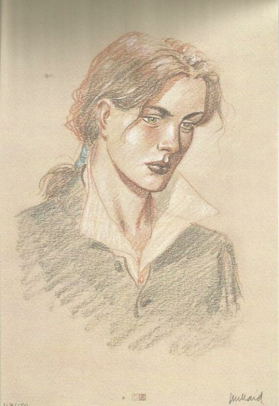 André Juillard - Plume aux vents - ex libris n°7 - 150 ex N°/S