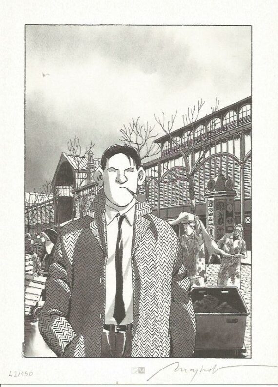 Moynot - Nestor Burma - ex libris - 150 ex N°/S