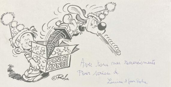 Roba - Boule & Bill carte de voeux