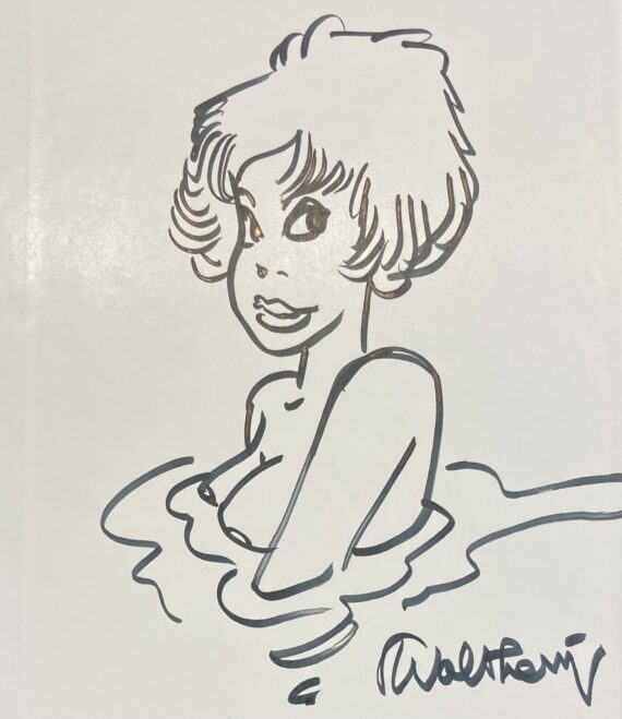 Walthéry - Dédicace / Natacha "Enfin seule" - Version 2 ex libris (2024)