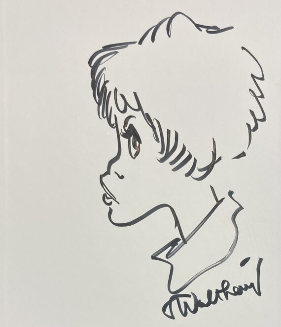 Walthéry - Dédicace / Natacha "Le café Braham, le café des amis" - Tirage luxe (2024)