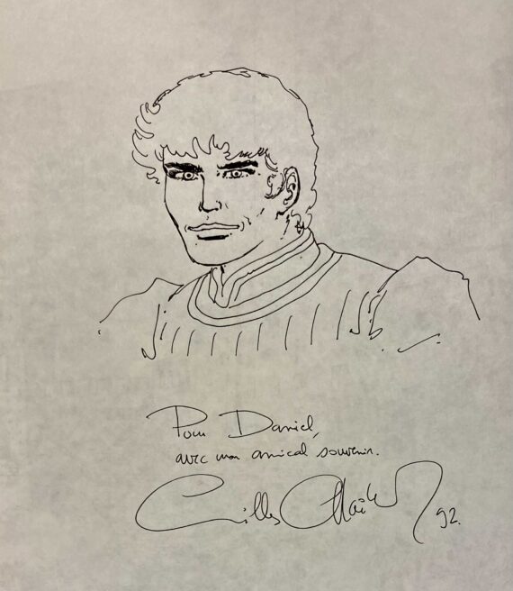 Gilles Chaillet - Dédicace / Vasco N° 11 "Le royaume interdit" (1992)