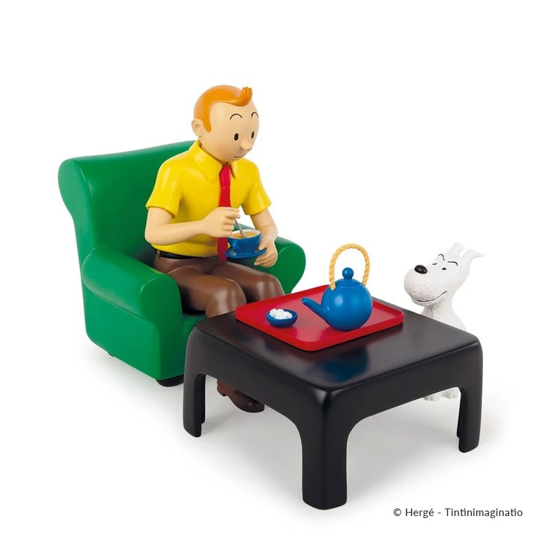 Tintin - Figurine hors série N&B - Tintin cycliste - Le