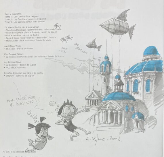 Omond & Nesme - Dédicace / Les gamins perdus dans l'océan (2002)