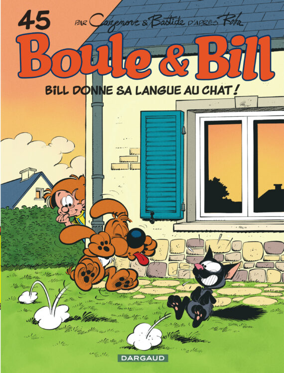 Roba / Cazenove & Bastide - Boule et Bill N° 45 "Bill donne sa langue au chat" (2024)