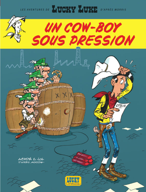 Morris, Achdé & Jul - Les nouvelles aventures de Lucky Luke N° 11 "Un cow-boy sous pression" (2024)