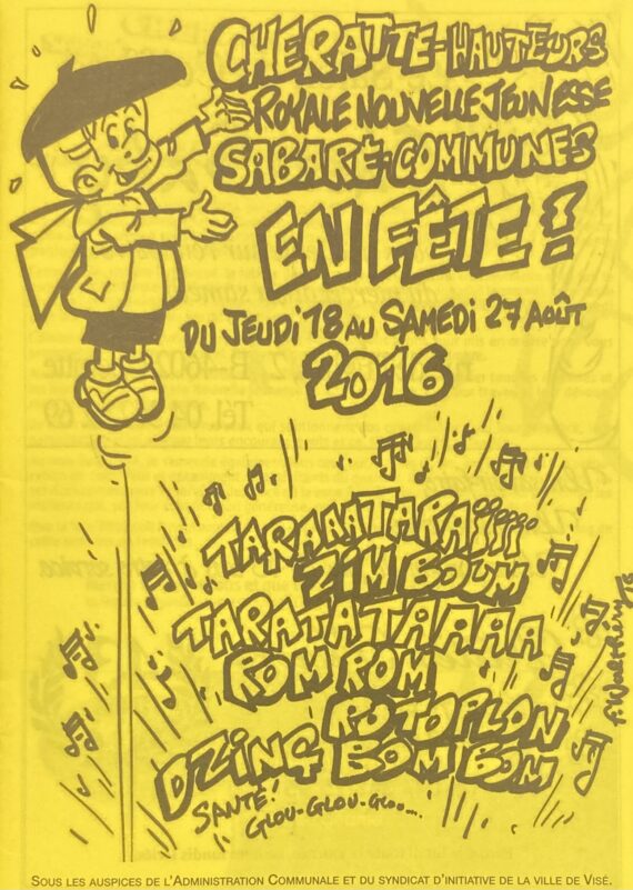 Walthery - Programme fête de Cheratte-Hauteurs (2016)