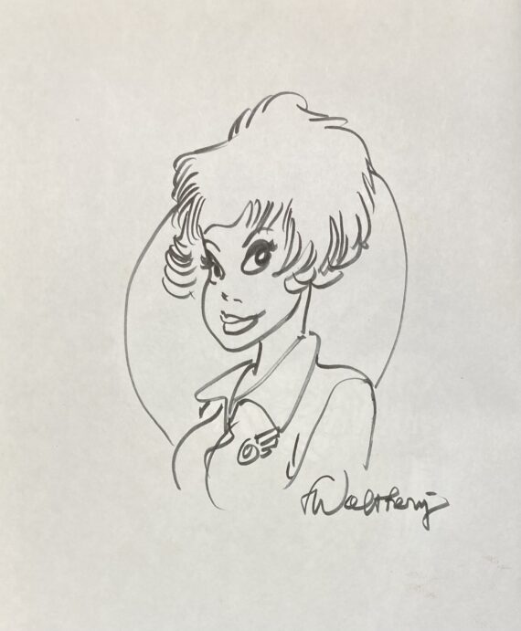 Walthery, Mittéï & Mythic - Dédicace / Collection des "50" N° 6 - Natacha N° 14 "Cauchemirage" + album(1989)