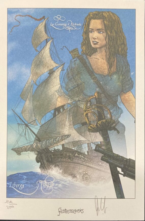Eric Liberge - Ex libris Les corsaires d'Alcibiade N° 2 (2006)