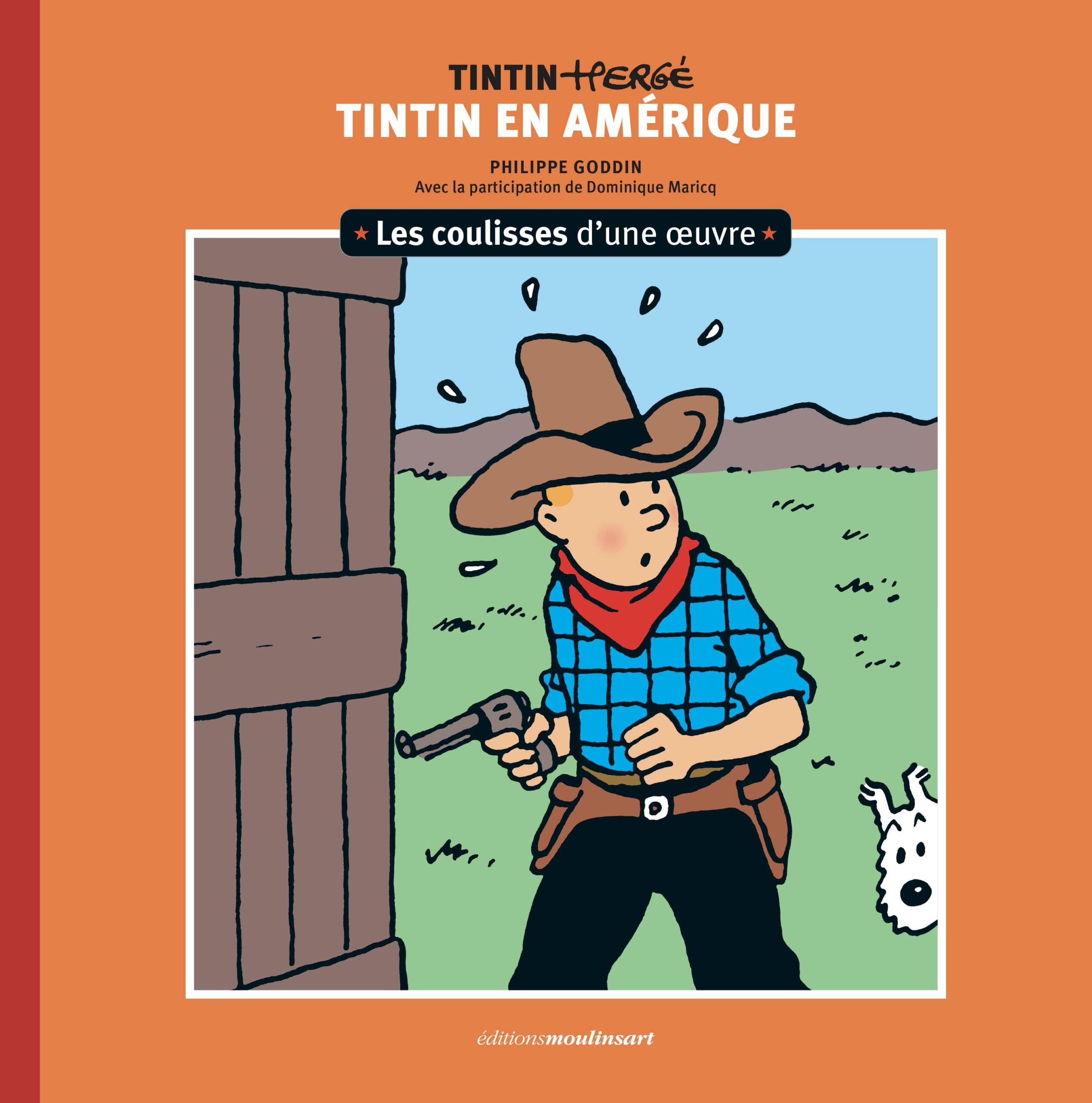 Figurine Moulinsart Tintin - Diorama Tintin cow-boy Amérique