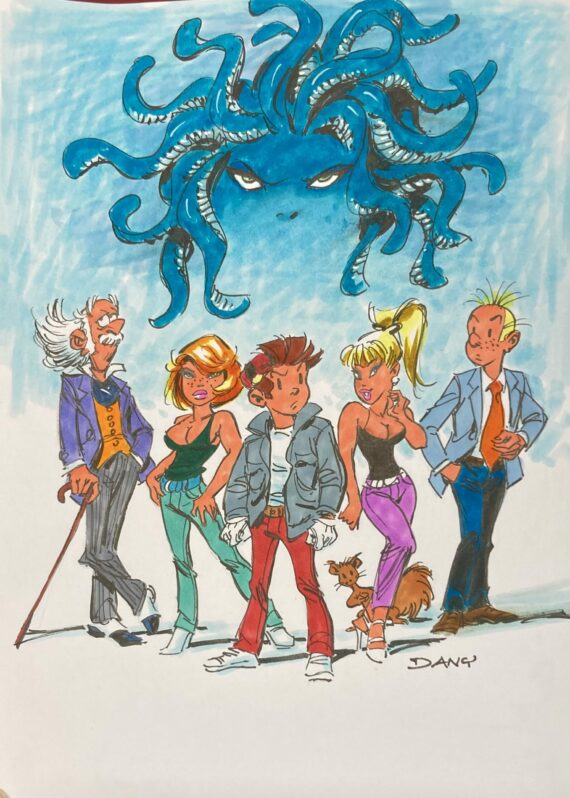 Dany & Yann - Dédicace / Spirou et la gorgone bleue (2024)