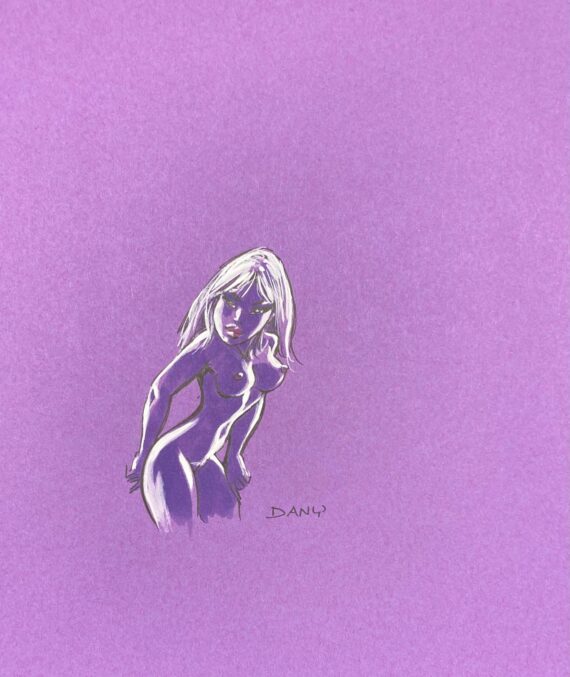 Dany - Dédicace Artbook - Tirage de tête version violette (2023)